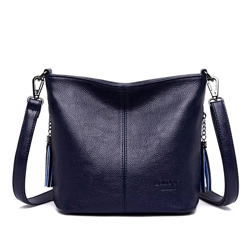 Women Leather Bags Ladies Luxury Shoulder Bags Women'S Handbag Female Messenger Bag Fashion Crossbody Bags for Women Bolsas Sac