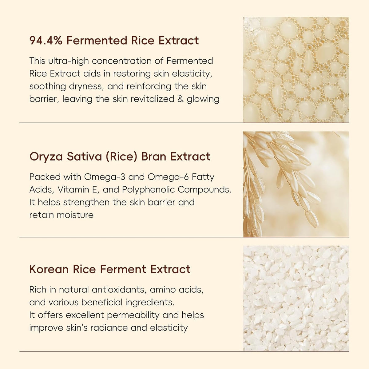 Korean Rice Skincare Set, Christmas Birthday Gifts for Women 5Pcs