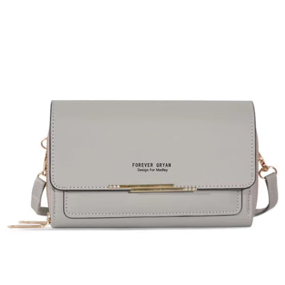 New Women Pu Leather Handbags Female Multifunctional Large Capacity Shoulder Bags Fashion Crossbody Bags for Ladies Phone Purse
