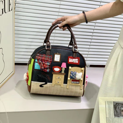 Large Capacity Women PU Leather Handbags Fashion Ladies Shoulder Messenger Bags for Women Casual Female Boston Crossbody Bags