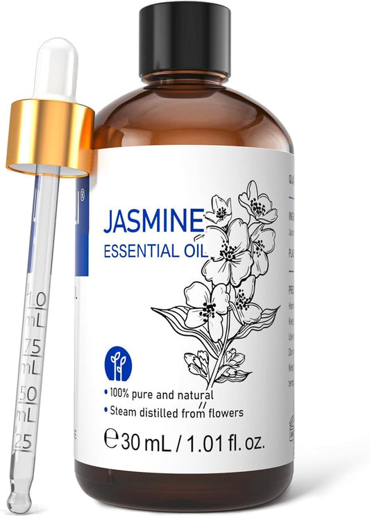 Jasmine Essential Oil for Diffuser, Skincare & Candle Making