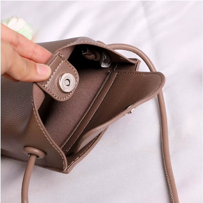 New Women Pu Leather Handbags Fashion Female Large Capacity Crossbody Bags Small Shoulder Bags for Women Phone Wallet Solid Flap