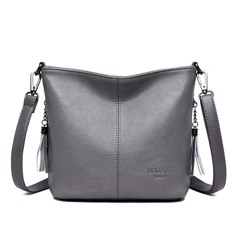 Women Leather Bags Ladies Luxury Shoulder Bags Women'S Handbag Female Messenger Bag Fashion Crossbody Bags for Women Bolsas Sac