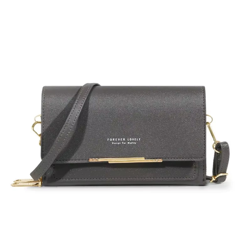 New Women Pu Leather Handbags Female Multifunctional Large Capacity Shoulder Bags Fashion Crossbody Bags for Ladies Phone Purse