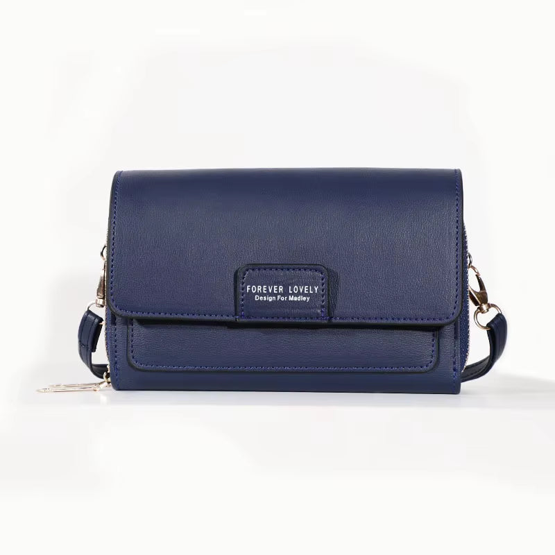 New Women Pu Leather Handbags Female Multifunctional Large Capacity Shoulder Bags Fashion Crossbody Bags for Ladies Phone Purse