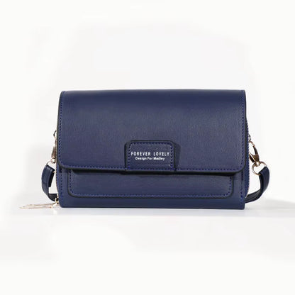 New Women Pu Leather Handbags Female Multifunctional Large Capacity Shoulder Bags Fashion Crossbody Bags for Ladies Phone Purse