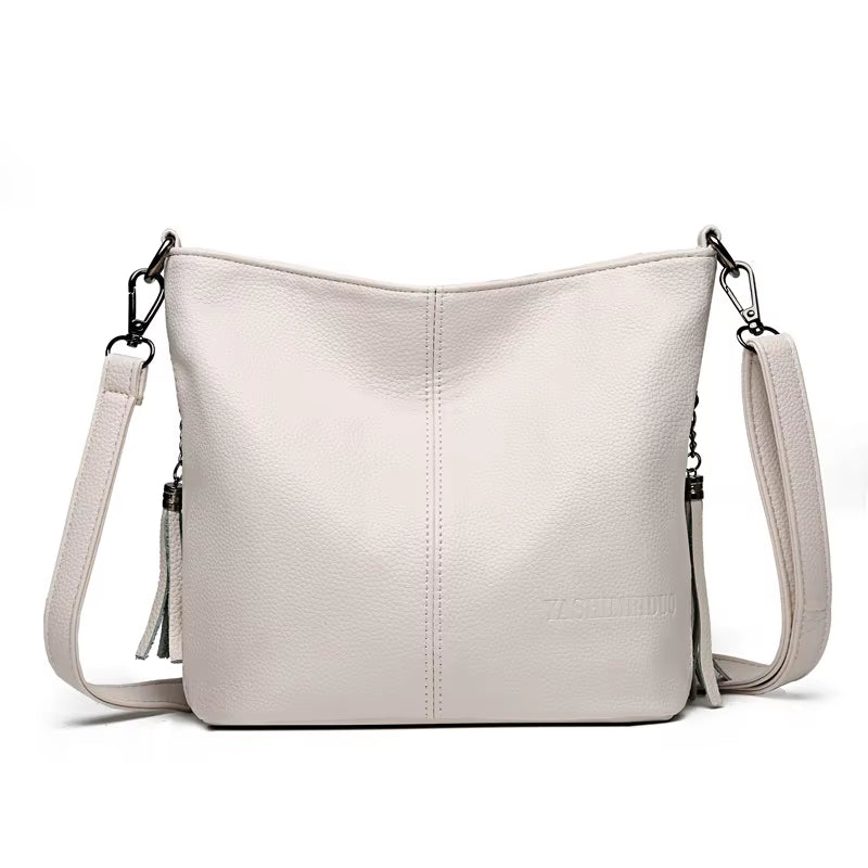 Women Leather Bags Ladies Luxury Shoulder Bags Women'S Handbag Female Messenger Bag Fashion Crossbody Bags for Women Bolsas Sac