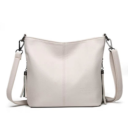 Women Leather Bags Ladies Luxury Shoulder Bags Women'S Handbag Female Messenger Bag Fashion Crossbody Bags for Women Bolsas Sac
