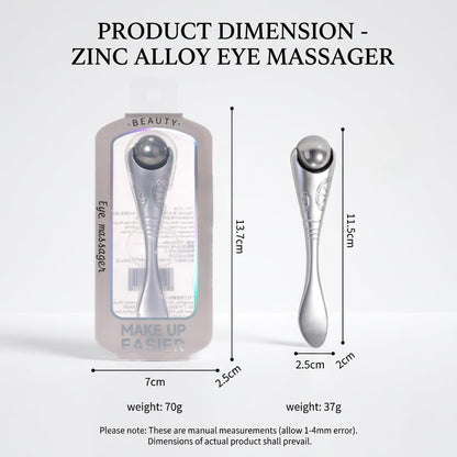 Eye Roller for Puffy Eyes, under Eye Massager, Cooling Eye Massage Tool for Dark Circles & Eye Bags, Reusable Facial Skincare Roller, Beauty Roller for Cream & Serum Application