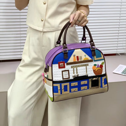 Large Capacity Women PU Leather Handbags Fashion Ladies Shoulder Messenger Bags for Women Casual Female Boston Crossbody Bags