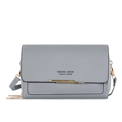 New Women Pu Leather Handbags Female Multifunctional Large Capacity Shoulder Bags Fashion Crossbody Bags for Ladies Phone Purse