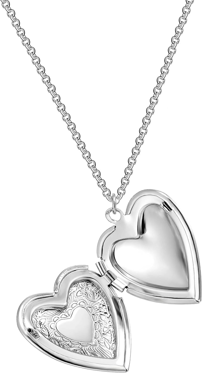 Silver Plated Heart Locket