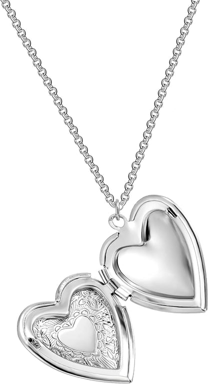 Silver Plated Heart Locket