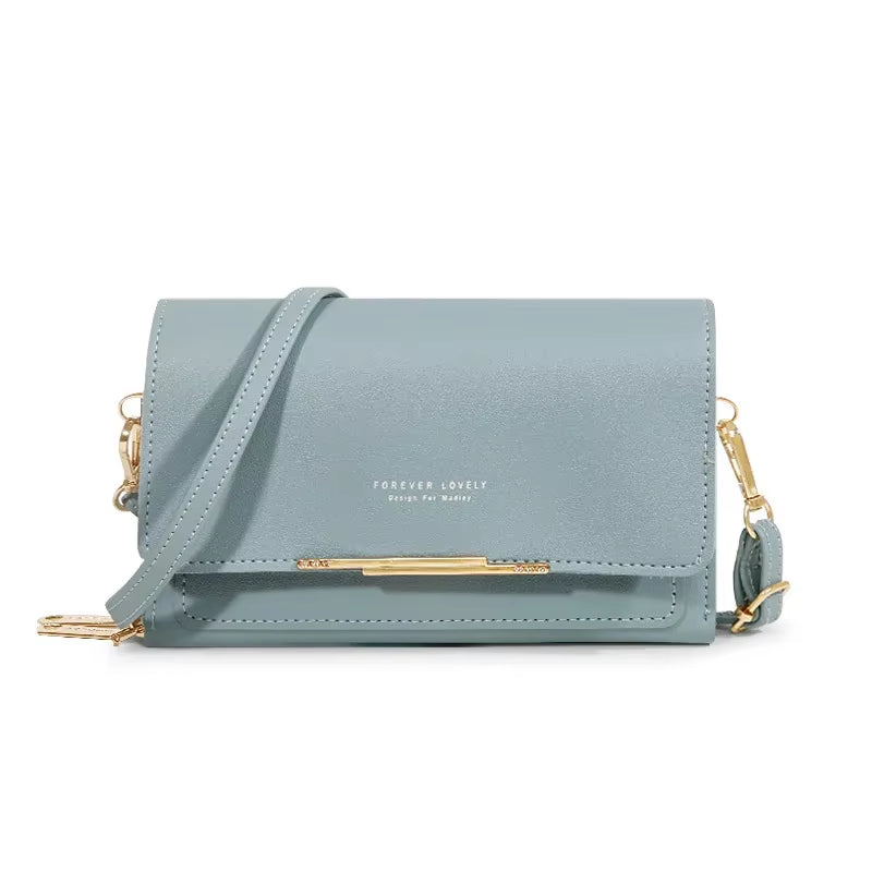 New Women Pu Leather Handbags Female Multifunctional Large Capacity Shoulder Bags Fashion Crossbody Bags for Ladies Phone Purse