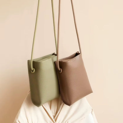 New Women Pu Leather Handbags Fashion Female Large Capacity Crossbody Bags Small Shoulder Bags for Women Phone Wallet Solid Flap