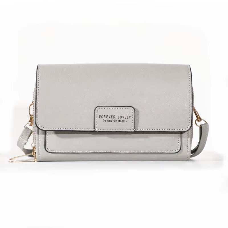 New Women Pu Leather Handbags Female Multifunctional Large Capacity Shoulder Bags Fashion Crossbody Bags for Ladies Phone Purse