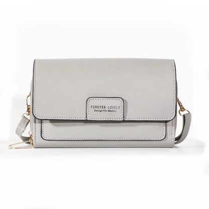 New Women Pu Leather Handbags Female Multifunctional Large Capacity Shoulder Bags Fashion Crossbody Bags for Ladies Phone Purse