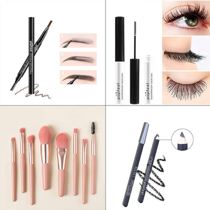 Eyes Makeup Set, Portable Travel Cosmetic Set, 02A