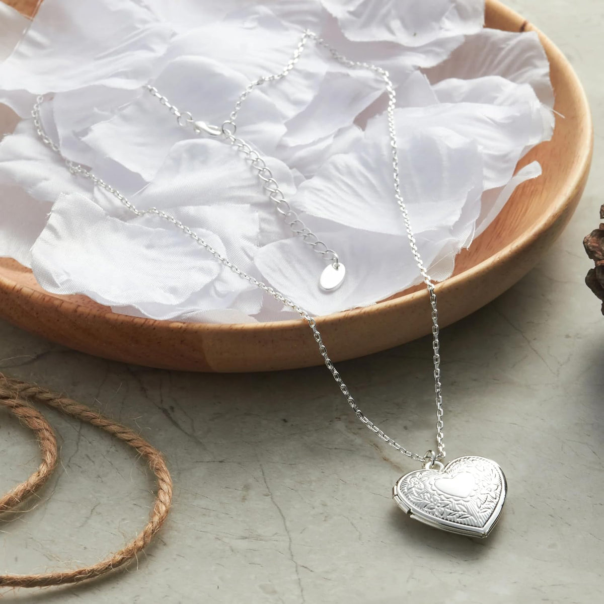 Silver Plated Heart Locket