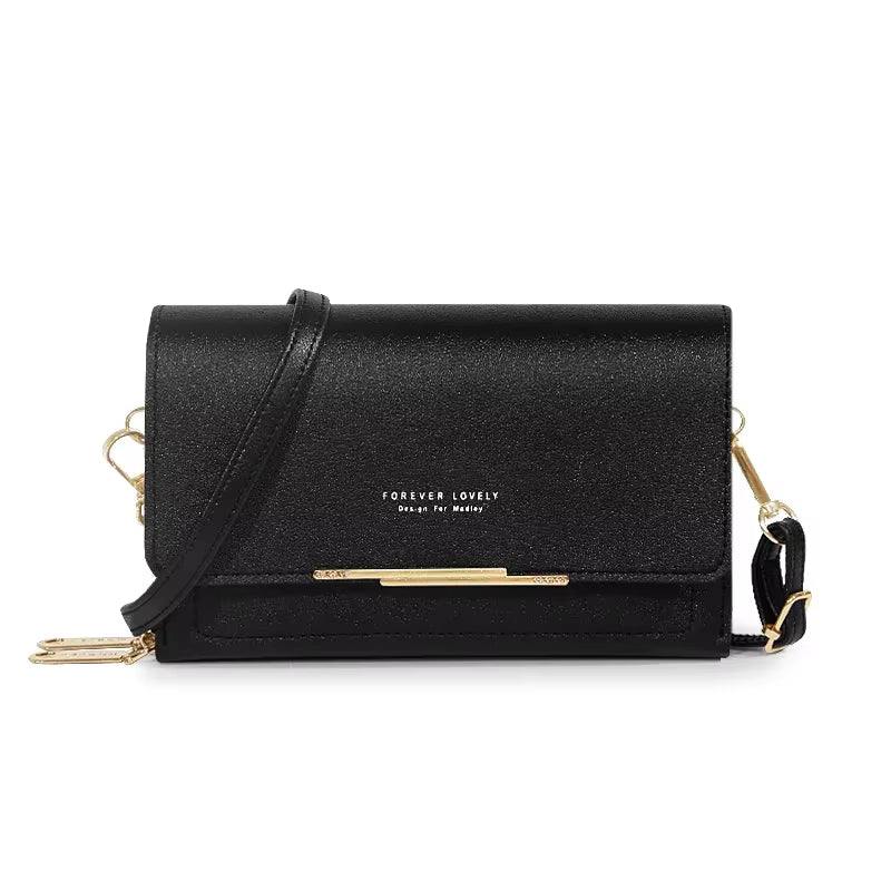 New Women Pu Leather Handbags Female Multifunctional Large Capacity Shoulder Bags Fashion Crossbody Bags for Ladies Phone Purse