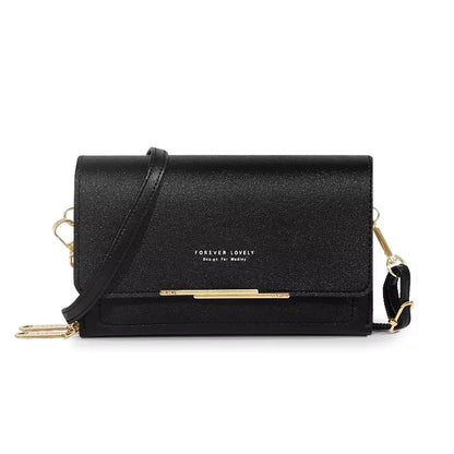 New Women Pu Leather Handbags Female Multifunctional Large Capacity Shoulder Bags Fashion Crossbody Bags for Ladies Phone Purse