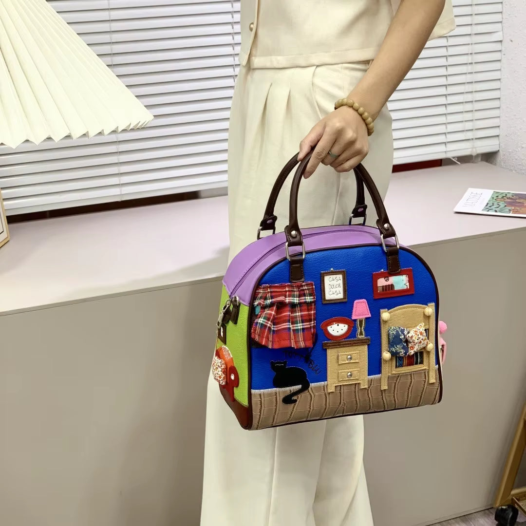 Large Capacity Women PU Leather Handbags Fashion Ladies Shoulder Messenger Bags for Women Casual Female Boston Crossbody Bags