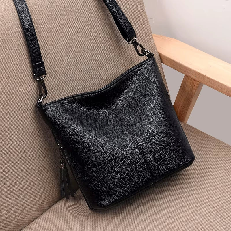 Women Leather Bags Ladies Luxury Shoulder Bags Women'S Handbag Female Messenger Bag Fashion Crossbody Bags for Women Bolsas Sac