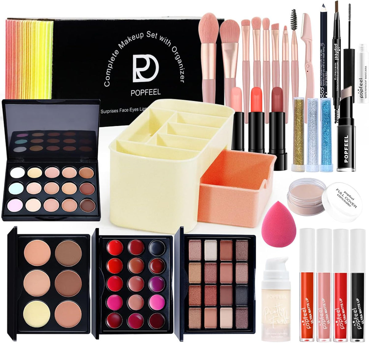 Makeup Kit for Women: Full Kit, All in One Makeup Gift Set, Multi-Purpose Beauty Cosmetic Set