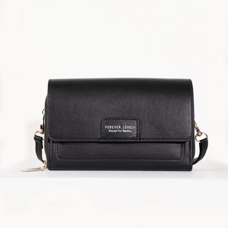 New Women Pu Leather Handbags Female Multifunctional Large Capacity Shoulder Bags Fashion Crossbody Bags for Ladies Phone Purse