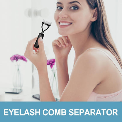 Makeup Lash Separator Portable Makeup Mascara Comb Eye Makeup Tool Cover