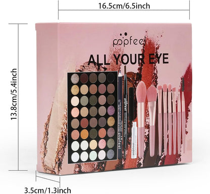 Eyes Makeup Set, Portable Travel Cosmetic Set, 02A