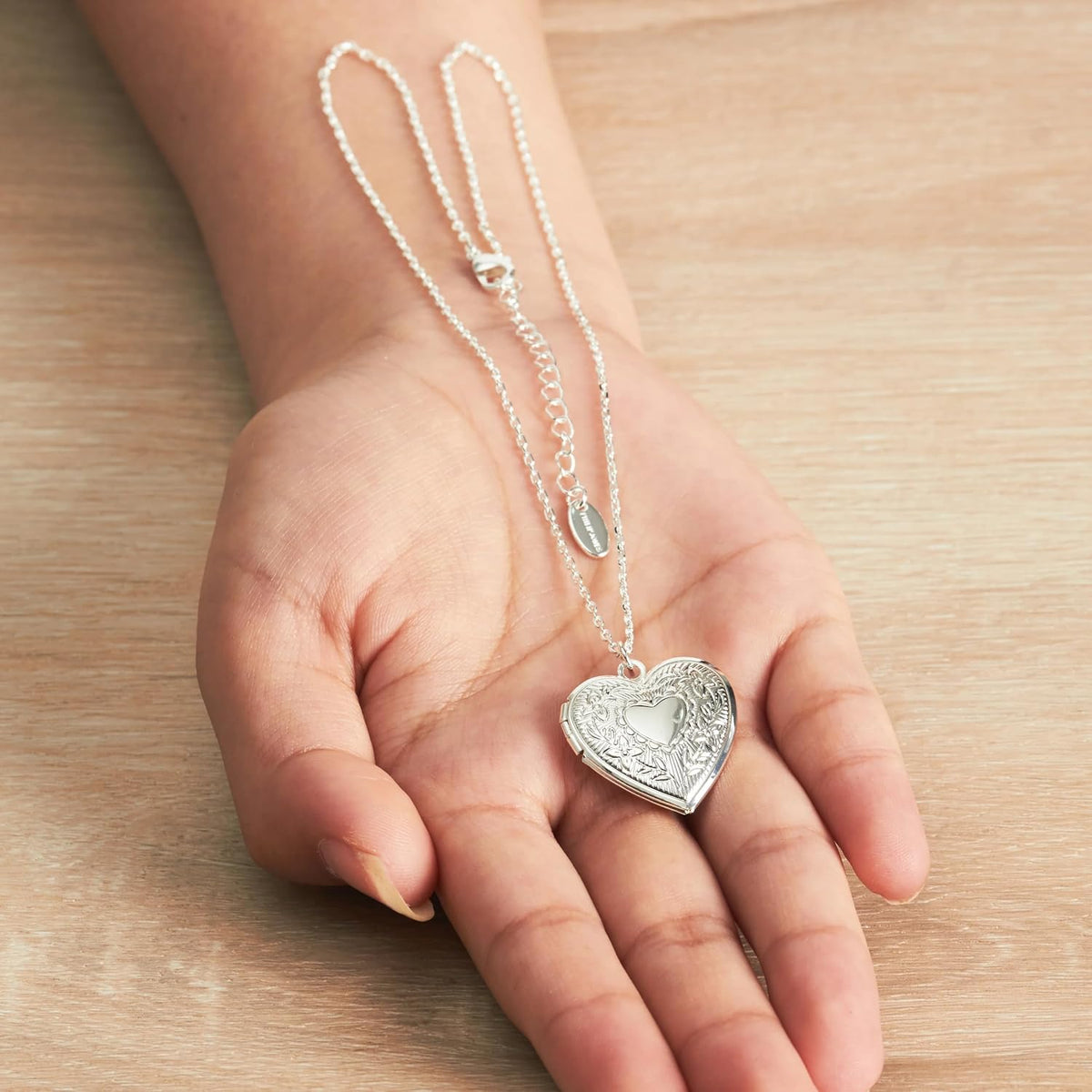 Silver Plated Heart Locket