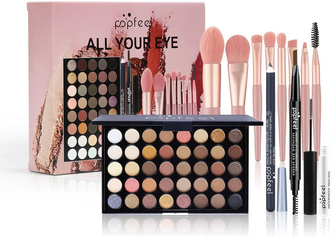 Eyes Makeup Set, Portable Travel Cosmetic Set, 02A