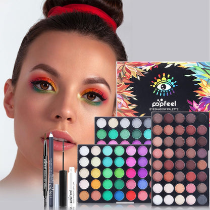 Makeup Kit - All in One Makeup Gift Set for Women & Teenagers, Includes Eyeshadow Palette, Eyebrow Pencil, Lipstick